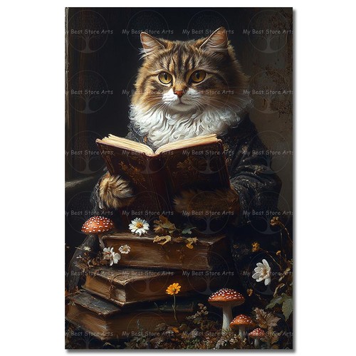 Cat art print artistic - art, print,