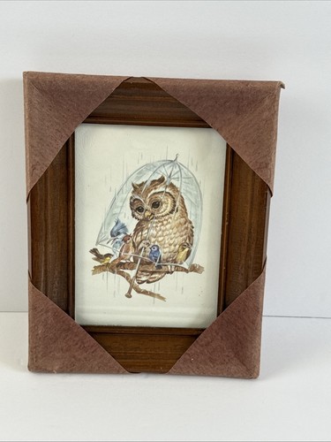 Vintage owl art - vintage,