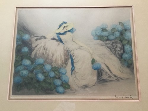 Louis icart hydrangeas color - louis,